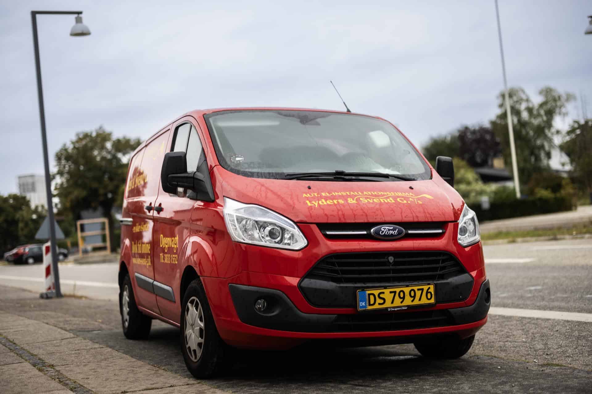 Firma bil hos Lyders & Svend G. A/S